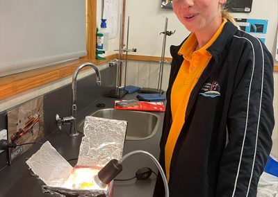 cooking nachos in solar oven