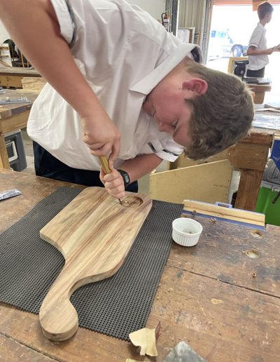 Year 9 woodworking