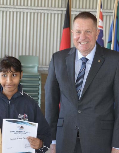 Maths Competition winner